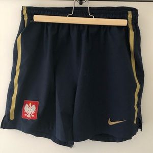 Authentic Poland National Team Soccer Shorts